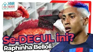💈Remake Barcelona Player Raphinha Belloli Hair Style!