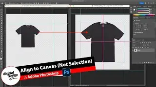 How to Align Layers to the Center of the Canvas in Photoshop (Avoid Grids + Guides)