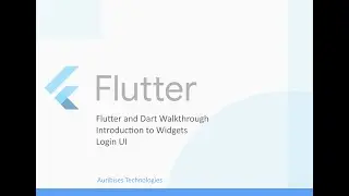 Flutter Tutorial | Introduction to Widgets | Login Screen