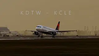 【🔴X-Plane12】Detroit Metro to Cleveland - FlightFactor A320 in VR - Quest2