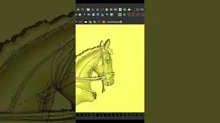 artcam | how to make 3d horse | image to 3d | dekh dekh kar sikho