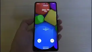 Samsung A52 Incoming Call