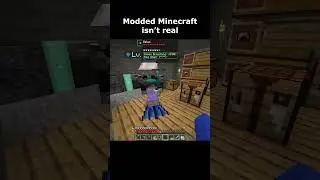 Modded Minecraft isn't real #minecraft #gaming