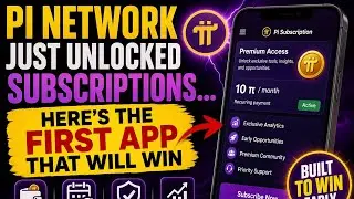 “PI NETWORK JUST UNLOCKED SUBSCRIPTIONS… HERE’S THE FIRST APP THAT WILL WIN”