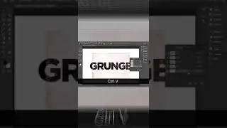 YouTube Shorts || How To Editable Grunge Text Effect In Adobe Photoshop 2021