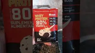 Whey Protein sabor Cookie and Cream Growth #review #wheyprotein #growth