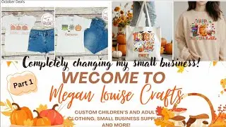 Part 1 - COMPLETELY Changing my Small Business! / Small Business Vlog / Sewing Business