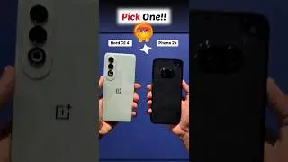 Oneplus Nord CE 4 vs Nothing Phone 2a 🤯 #mobile #phone #shorts