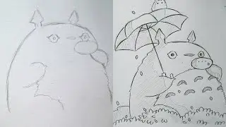 How To Draw Totoro Easy | My Neighbor Totoro
