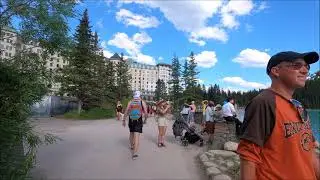 Walk around Lake Louise - Banff, Alberta - Canada [4K]