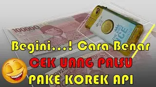 ALAT PENDETEKSI UANG PALSU DARI KOREK API || IDE KREATIF || UANG PALSU