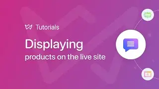 Displaying products on the live site | Weblium website builder