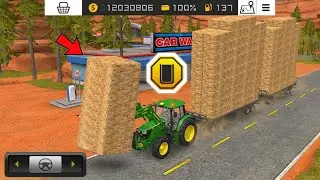 Fs 18 Overloaded Straw Bales With Multiplayer ! Farming Simulator 18 Cultivation And Cow Fertilizer