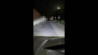 Why LEDriving is the best headlights Upgrade for your VW GOLF 7 - Night Test on road