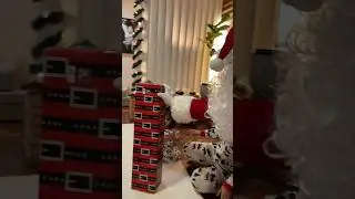 Santa tried to unalive my kid #christmas #christmas2023 #xmas #family