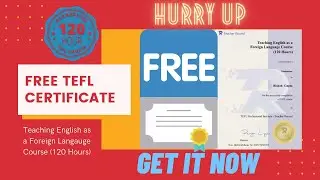 Get your free TEFL/TESOL : how to get a free tefl certificate | free 120-hour online tefl course