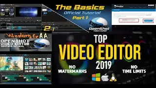 Open Shot Video Editor| Tutorial No. 1| How to Download + spiting,transition adding and add Markers