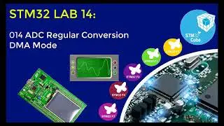014 ADC DMA Regular Conversion Mode (STM32CubeIDE STLink Debug STMStudio)