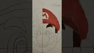 рисую Марио разными стилями (стиль обычный) I draw Mario in different styles (the usual style)