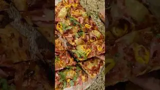 Hawaiian pizza #shortvideo #food #viralvideo