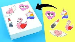 НАКЛЕЙКИ СВОИМИ РУКАМИ | Cамый быстрый способ сделать стикеры