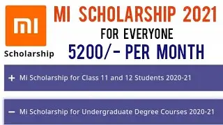 Mi Scholarship for class 11/12 and Undergraduate students | Mi Scholarship 2021 Last Date, Details