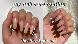 NAIL CARE ROUTINE + HOW TO FILE AND SHAPE YOUR NAILS | Ep. 4 ☀️