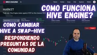 HIVE ENGINE DE 0 A PRO. COMO CAMBIAR HIVE A SWAP-HIVE Y MAS