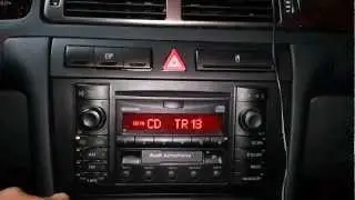 Audi A6 Hidden Audio Equalizer