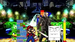 Mugen Request Team Missingno vs Team Doodlebob