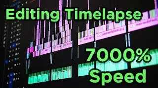 CSGO Montage Editing Timelapse (70x Faster)