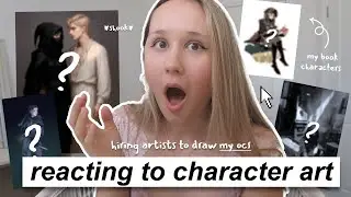 HIRING ARTISTS TO DRAW MY BOOK CHARACTERS✨📖 (writer reaction)