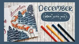 PLAN WITH ME | December 2021 Bullet Journal Setup | 🎄 Christmas Winter 🏔