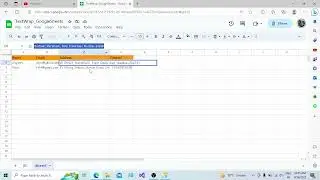 How to Wrap Text in Cell in Google Sheets | Text Wrapping | Youtubeshorts