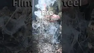Fire using a Flint and Steel. 