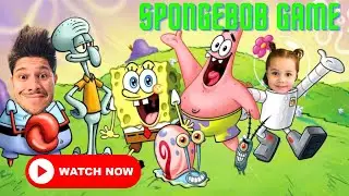 SPONGEBOB GAME WITH DADA - FUNNY VIDEO
