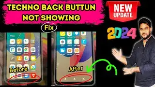 TECNO Mobile Back Button Not Showing FIX || Telugu 2024