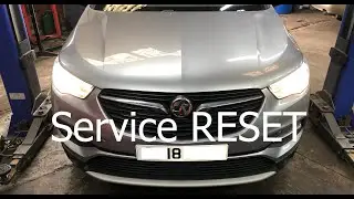 Vauxhall Grandland X Service Indicator Light Interval Reset How To DIY