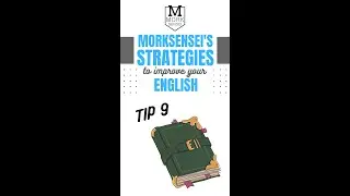 Morksensei's Strategies to Improve your English - TIP 9: Keep a Journal #shorts