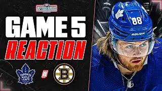 Maple Leafs vs Boston Bruins LIVE POST GAME ft. Nick Alberga & Jay Rosehill | Round 1, Game 5