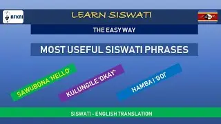 Most useful Siswati phrases
