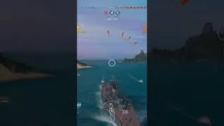 That was close #wowsl #battleship #wowslegends #consolegaming #worldofwarshipsgames #games