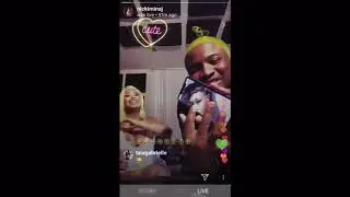 UNSEEN Footage of Nicki Minaj Nip Slip on Instagram live  Must Watch