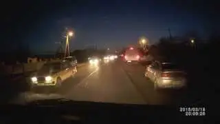 Авария на бешеной скорости.