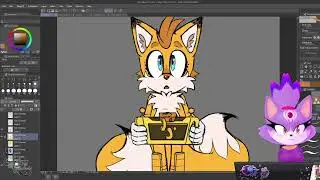 Working on commission stream