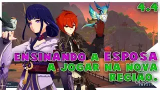 Aprendendo a jogar explorando o Vale Chenyu  | Genshin Impact 4.4