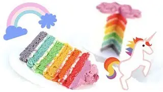 How to make THE BEST RAINBOW CAKE EVER