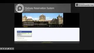 online railway reservation system php project