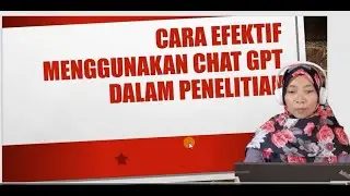AI TOOLS FOR RESEARCH | CARA AGAR CHAT GPT MEMBANTU KOREKSI DAN MENGEMBANGKAN TULISAN ARTIKEL