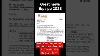 Bank of boroda Has Reported vacancies ibps 2023/ibps po vacancy has increased 👍❤️ 